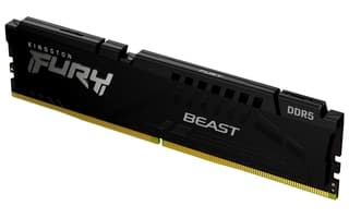 Memoria Kingston Dimm Ddr5 32gb 5200mhz Fury Beast Black Expo Cl36 288pin 1.25v C/disipador De Calor P/pc/gamer/alto Rendimiento Kf552c36bbe-32
