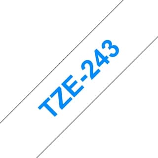 Cinta Azul Sobre Blanco 18mm X 8m