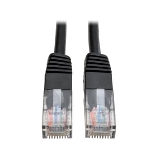 Cable Patch Cat5e Utp Moldeado 350mhz Rj45 M/m Negro 30.5cm .