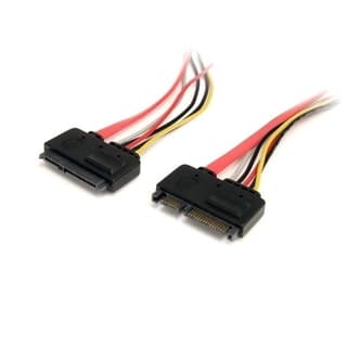 Cable De 30cm Extension Sata 22 Pin Serial Ata Macho Hembra  .