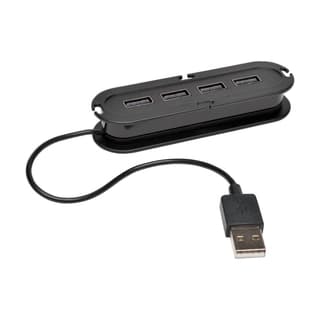 Ultra-mini Hub De 4 Puertos Usb 2.0 De Alta Velocidad