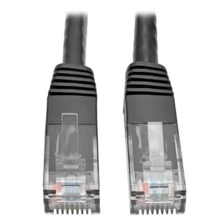 Cable Patch Cat5/cat6 24awg Gigabit Rj45 M/m Negro 3.05m