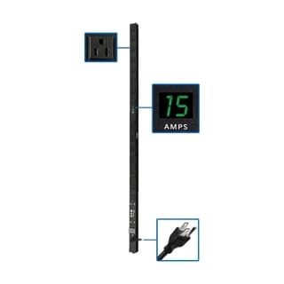 Pdu Monofasico Con Medidor Digital 1.4kw 15a 120v Para Insta