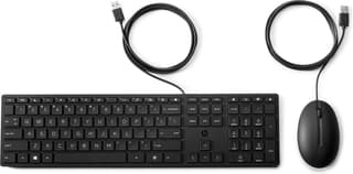 Combo Teclado Y Mouse Optico Hp 320mk Cable Usb-a 1000dpi 1yw