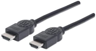Cable Hdmi Manhattan 323239 De Alta Velocidad Con Canal Ethernet Macho Blindadocolor Negro5 Hecarc3d4k 30hz.