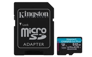 Memoria Kingston Micro Sdxc Canvas Go Plus 170r A2 U3 V30 (sdcg3/512g)