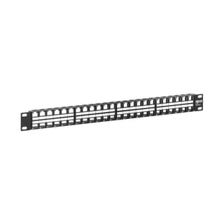 Panel De Parcheo Tripp-lite N062-048-kj Vacío Conexiones Sin Blindaje Rj45 Keystone / Multimedia Puertos 2u Ethernet Usb Hdmi Cat5e Cat6