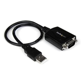 Cable De 0.3m Usb A Puerto Serie Serial Rs232 Con Retención Del Puerto De Asignación Com - 1x Db9 Macho - 1x Usb A Macho - Startech.com Mod. Icusb232pro