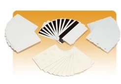 Zebra White Pvc 30mil Cards 500 Per Box