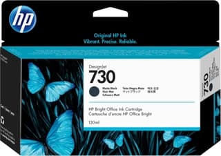 Tinta Hp 730 P2v65a Negro Mate 130ml