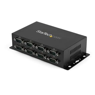 Adaptador Hub Concentrador Usb 8 Puertos Serial Rs232 Industrial Montaje En Pared Riel Din - Startech.com Mod. Icusb2328i
