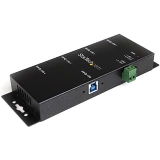 Hub Usb 3.0 De 4 Puertos - Concentrador Usb-a Industrial De Metal - De Montaje En Riel Din, Pared O Escritorio - Hub De Expansión Taa - Startech.com Mod. St4300usbm