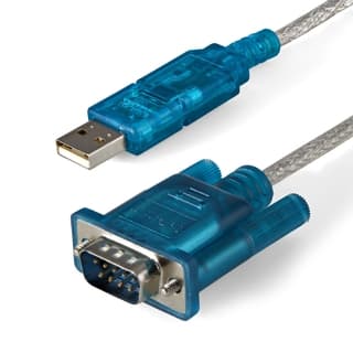 Cable Adaptador De 0.9m Usb A Puerto Serie Serial Rs232  Pc Mac® Linux - 1x Db9 Macho - 1x Usb A Macho - Startech.com Mod. Icusb232sm3