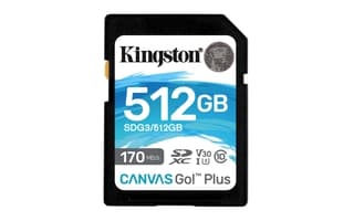 Memoria Kingston Sdxc Canvas Go! Plus 170rc10 Uhs-i U3 V30(sdg3/512gb)