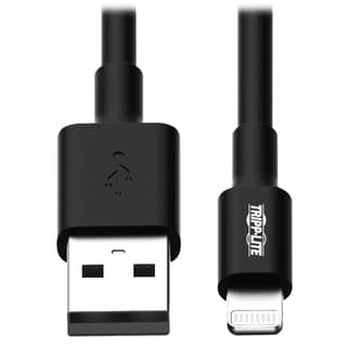 Cable De Sincronización Tripp Lite M100-006-bk Cable De Sincronización Y Carga Usb A A Lightning, Certificado Mfi - Negro, M/m, Usb 2.0, 1.83 M [6 Pies] Garantía Limitada Por 2 Años