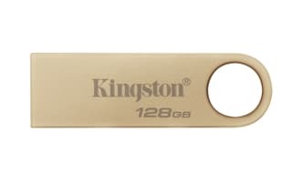 Memoria Usb Kingston Technology Se9 G3 Datatraveler 128gb 3.2 Gen Metálica Oro