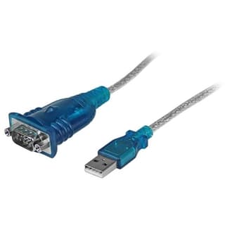 Cable Adaptador Usb A Serie Rs232 De 1 Puerto Serial Db9 - Macho A Macho - Conversor Compatible Con Windows 8 - Startech.com Mod. Icusb232v2