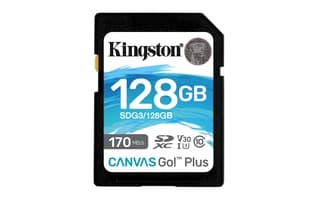 Memoria Kingston Sdxc Canvas Go Plus 128gb Uhs-i U3 V30 Clase 10