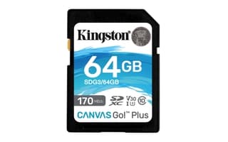 Memoria Kingston Sdxc Canvas Go Plus 64gb Uhs-i U3 V30 Clase 10