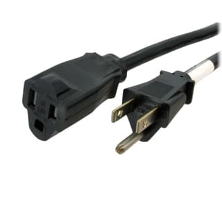 Cable De 2m De Extension De Alimentacion - Cable Nema 5-15r A Nema 5-15p - 13a 125v - 16awg - Startech.com - Cable Extensor De Alimentacion Para Computadora Nema 5-15r A Nema 5-15p - Ul