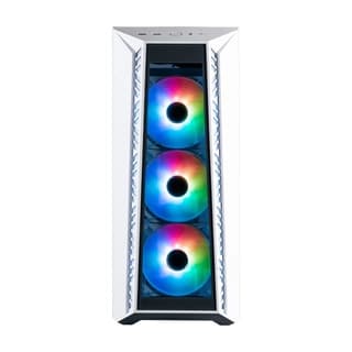 Gabinete Cooler Master Mb520-wgnn-s01 Masterbox Argb Con Ventana Panel Frontal De Vidrio Templado Tres Ventiladores Cf120 Incluidos