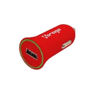 Cargador Para Auto Vorago Au-101 Con 1 Puerto Usb Rojo