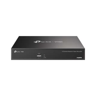 Nvr Tp-Link Vigi Vigi Nvr1004H 4 Canales Salida Video 4K Poe Onvif Plug And Play Grabacion 24/7 Audio Bidireccional Deteccion Inteligente H.265 Ancho Banda 80Mbps