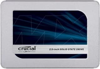 Unidad De Estado Solido Ssd Crucial Mx500 500Gb 3D Nand 2.5 Sata 7Mm Lect.560/Escr.510 Mb/S Con Adaptador
