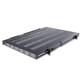 Charola Fija 1u 113kg De Rack Ventilada De Profundidad Ajustable