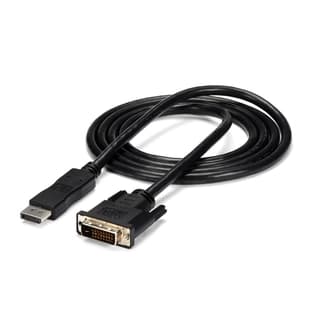 Cable Adaptador 1.8m Dvi A Dp Displayport Macho A Macho .