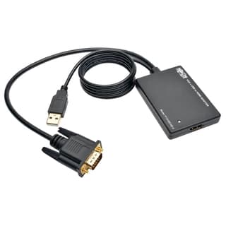 Adaptador Vga A Hdmi C/ Audio Y Alimentacion Por Usb