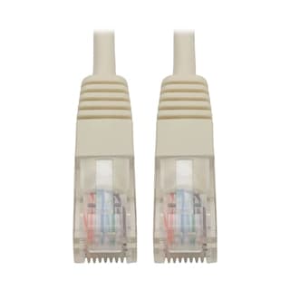 Cable Patch Cat5E Utp Moldeado 350Mhz Rj45 M/M Blanco 3.05M .