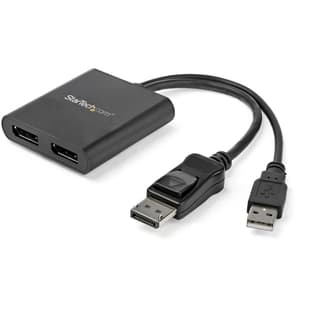 Splitter Divisor Dp 2 Puertos Displayport Hub Mst .