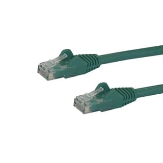 Cable Red De 1.8m Verde Cat6 E Ethernet Gigabit Sin Enganches