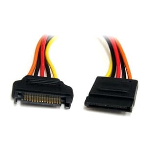 Cable 30cm Extension Corriente Alimentacion Sata - 15 Pines .