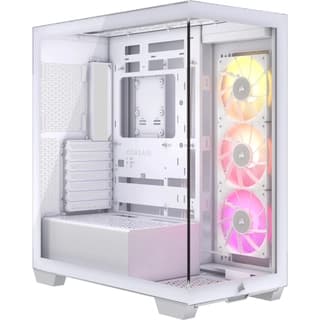 Gabinete Corsair Icue Link 3500X Rgb / Semi- Torre / Atx / Gamer / White(Cc-9011281-Ww)