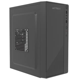 Gabinete Acteck Kioto Gc220F / Mini Torre / Micro Atx, Mini Itx / Fuente 500W / Incluye 3 Ventiladores / Negro / Ac-939539