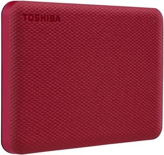 (Ed) Disco Duro Externo Toshiba 4Tb Usb 3.2 Canvio Advance V10 Rojo (Hdtca40Xr3Ca)
