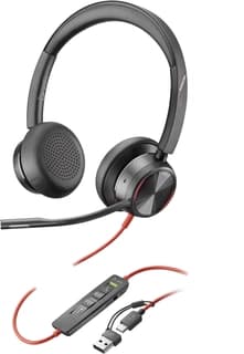 Auriculares Plantronics Bw 8225 Poly Blackwire Usb-A Alambricos Binaural
