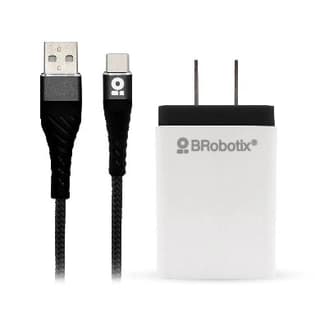 Cargador Brobotix Usb C/Cable Tipo Rápida 963325 Negro Pared V 1