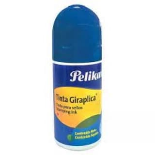 Tinta Para Sellos Pelikan Gira Aplica 60 Ml Color Azul