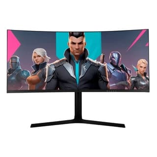 Monitores Gaming Game Factor Mg802 34 Pulgadas Uwqhd Curvo 1500R 180Hz 3440X1440 Ms 2Xdp 2Xhdmi