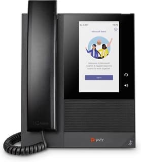 Telefono Ip Hp Poly 848Z8Aaac3 Ccx 400/ Multimedia Sip Microsoft Teams Android 9 Pantalla Tactil A Color De 5 Pulgadas 1 Puerto Usb-A Poeno Incluye Fuente De Alimentacion