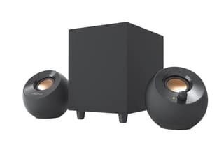 Bocinas Creative Labs Mf0480 Bk Altavoces Pebble 2.1 8W Con Subwoofer Alimentados Por Usb Para Pc Y Laptops Negros -