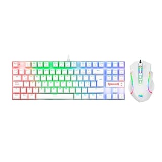 Combo Redragon K552Wrgb-Ba-Sp Juego Blanco