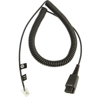 Jabra Cable Qd Macho - Rj-9 Macho 2 Metros Negro