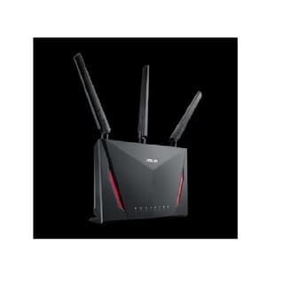 Router Gamer Asus Ac2900/750-2167Mbps/2.4 Y 5Ghz/4X Lan Gbe/Mu-Mimo 4X4/2X Usb/3X Antenas Ext/Control Parental/Vpn/Aimesh/Wtfast