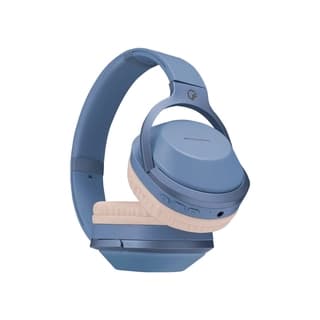Audifonos Over Ear Lf Acoustics Aura Azul Bluetooth 5.0
