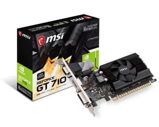Tarjeta De Video Msi Gt 710 2Gd3 Lp Nvidia Geforce 2Gb Gddr3-Sdram Pci Express 2.0