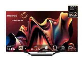 Televisiones Hisense 55U7N Pulgadas Led 4K 3840 X 2160 Pixeles Ms Miniled Google Tv
